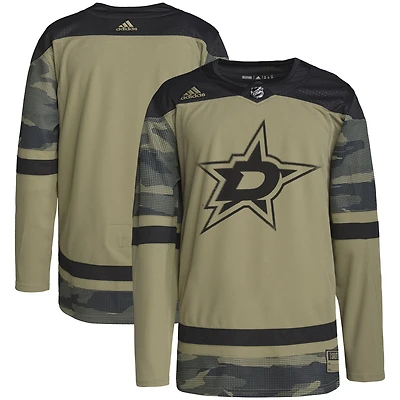 Men's adidas Camo Dallas Stars Military Appreciation Team Authentic Practice Jersey