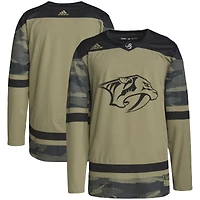 Men's adidas Camo Nashville Predators Military Appreciation Team Authentic Practice Jersey