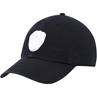 Men's '47 Black Milwaukee Brewers Challenger Adjustable Hat
