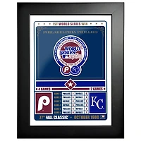 Philadelphia Phillies 1980 World Series Champions 12'' x 16'' Fall Classic Framed Photo