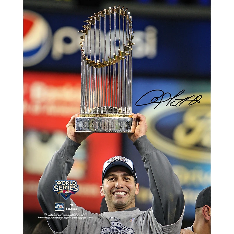Andy Pettitte New York Yankees Autographed 8'' x 10'' Cooperstown Collection 2009 World Series Champion Photograph