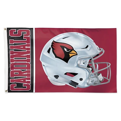 WinCraft Arizona Cardinals 3' x 5' Helmet Deluxe Single-Sided Flag