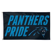 WinCraft Carolina Panthers 3' x 5' Slogan Deluxe Single-Sided Flag