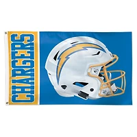 WinCraft Los Angeles Chargers 3' x 5' Helmet Deluxe Single-Sided Flag
