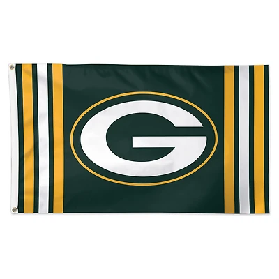 WinCraft Green Bay Packers 3' x 5' Vertical Stripes Deluxe Single-Sided Flag