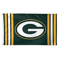 WinCraft Green Bay Packers 3' x 5' Vertical Stripes Deluxe Single-Sided Flag