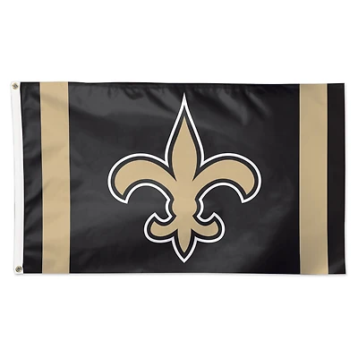 WinCraft New Orleans Saints 3' x 5' Vertical Stripes Deluxe Single-Sided Flag