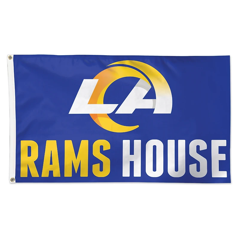 WinCraft Los Angeles Rams 3' x 5' Slogan Deluxe Single-Sided Flag