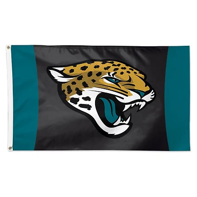 WinCraft Jacksonville Jaguars 3' x 5' Vertical Stripes Deluxe Single-Sided Flag