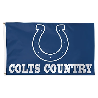 WinCraft Indianapolis Colts 3' x 5' Slogan Deluxe Single-Sided Flag