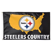 WinCraft Pittsburgh Steelers 3' x 5' Slogan Deluxe Single-Sided Flag