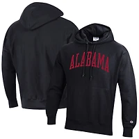 Men's Champion Alabama Crimson Tide Team Arch Reverse Weave Relaxed Fit Pullover Hoodie