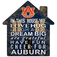 Auburn Tigers 12'' Team House Sign