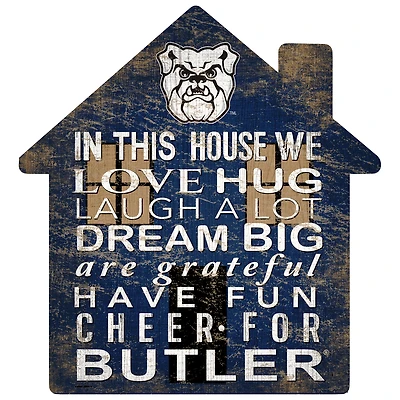 Butler Bulldogs 12'' Team House Sign
