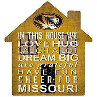 Missouri Tigers 12'' Team House Sign
