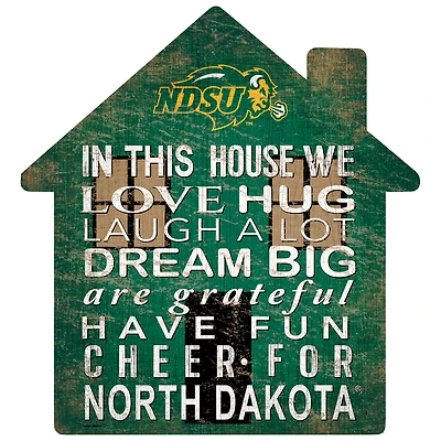 NDSU Bison 12'' Team House Sign