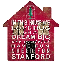 Stanford Cardinal 12'' Team House Sign