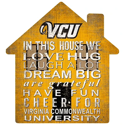 VCU Rams 12'' Team House Sign
