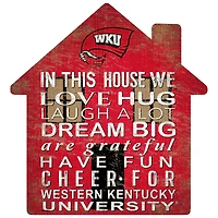 Western Kentucky Hilltoppers 12'' Team House Sign