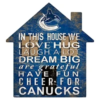 Vancouver Canucks 12'' Team House Sign