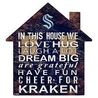 Seattle Kraken 12'' Team House Sign