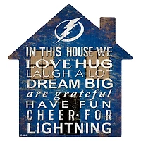 Tampa Bay Lightning 12'' Team House Sign