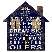 Edmonton Oilers 12'' Team House Sign