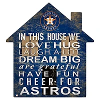 Houston Astros 12'' Team House Sign