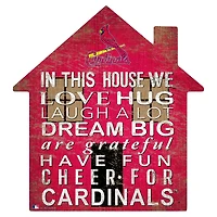 St. Louis Cardinals 12'' Team House Sign