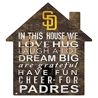 San Diego Padres 12'' Team House Sign