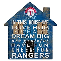 Texas Rangers 12'' Team House Sign