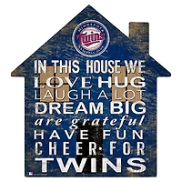 Minnesota Twins 12'' Team House Sign