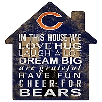 Chicago Bears 12'' Team House Sign