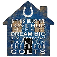 Indianapolis Colts 12'' Team House Sign