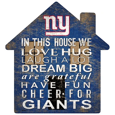 New York Giants 12'' Team House Sign