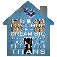 Tennessee Titans 12'' Team House Sign