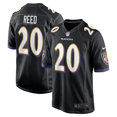 Men's Nike Ed Reed Black Baltimore Ravens Retired Player Alternate Game Jersey