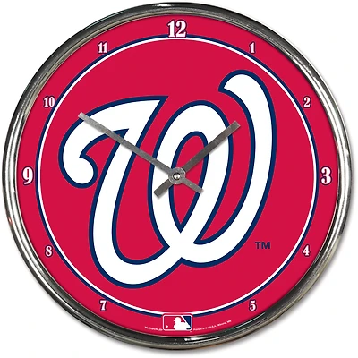WinCraft Washington Nationals Chrome Wall Clock