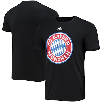 Men's adidas Black Bayern Munich Primary Logo Amplifier T-Shirt