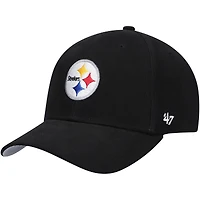Preschool '47 Black Pittsburgh Steelers Basic Team MVP Adjustable Hat
