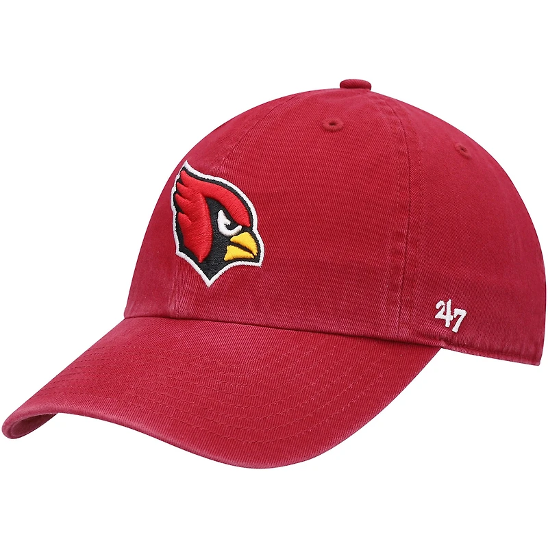 Youth '47 Cardinal Arizona Cardinals Logo Clean Up Adjustable Hat