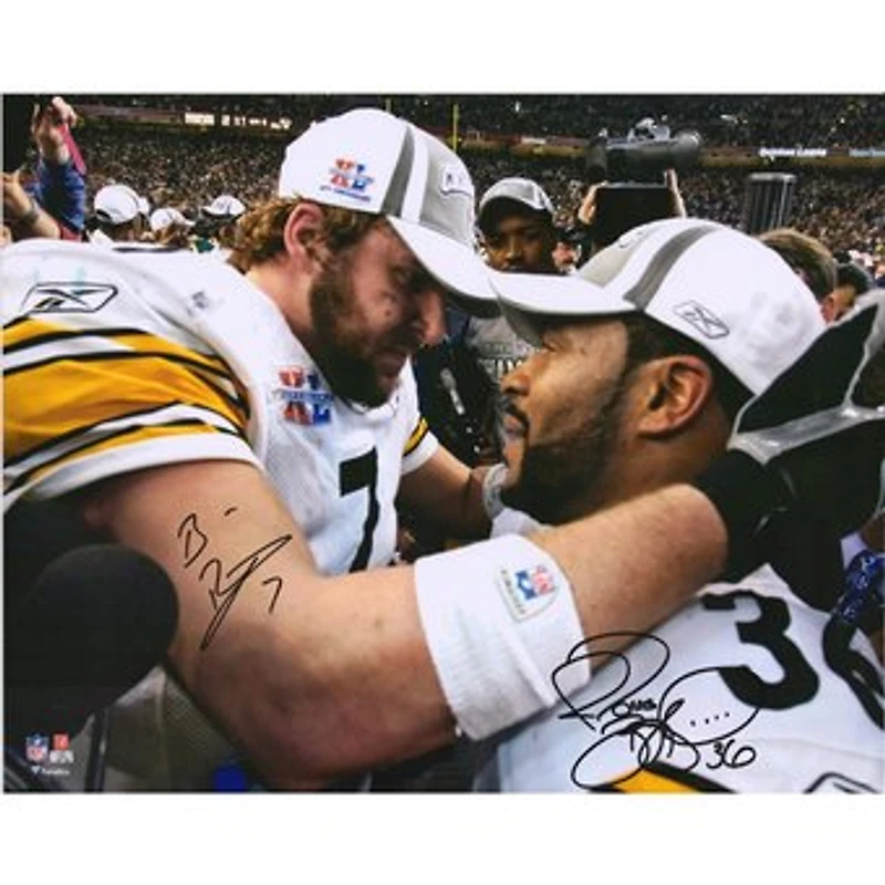 Ben Roethlisberger & Jerome Bettis Pittsburgh Steelers Autographed 16" x 20" Super Bowl XL Champions Photograph