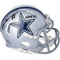 Drew Pearson Dallas Cowboys Autographed Riddell Speed Mini Helmet with "HOF 21" Inscription