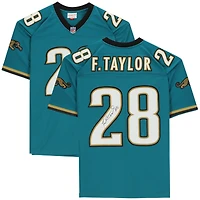 Fred Taylor Teal Jacksonville Jaguars Autographed Mitchell & Ness Replica Home Jersey