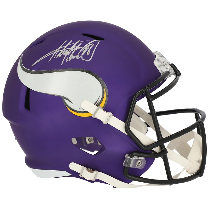 Adrian Peterson Minnesota Vikings Autographed Riddell Speed Replica Helmet
