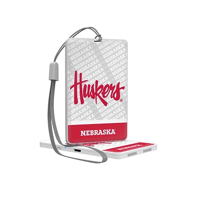 Nebraska Huskers End Zone Pocket Bluetooth Speaker