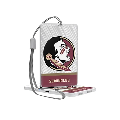 Florida State Seminoles Primary Logo End Zone Pocket Bluetooth Speaker