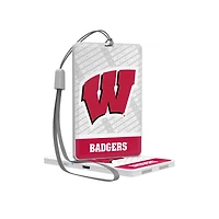 Wisconsin Badgers End Zone Pocket Bluetooth Speaker