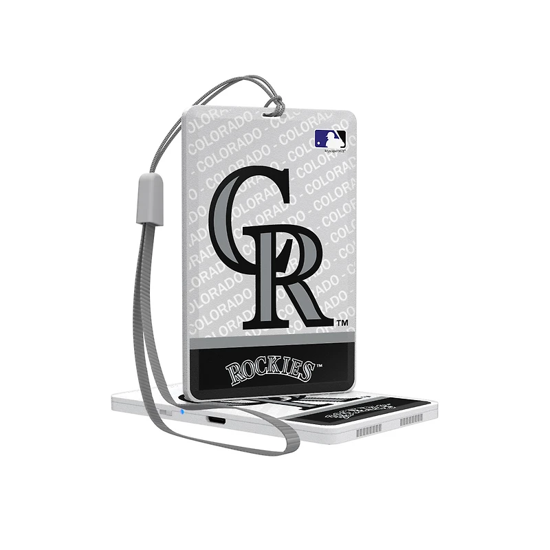 Colorado Rockies End Zone Pocket Bluetooth Speaker