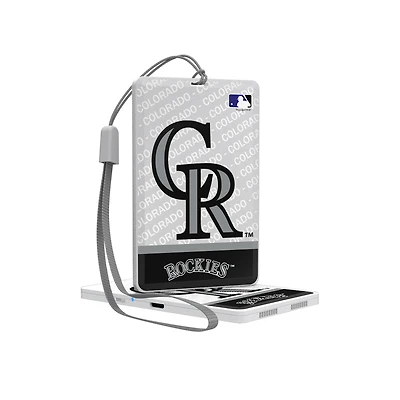 Colorado Rockies End Zone Pocket Bluetooth Speaker